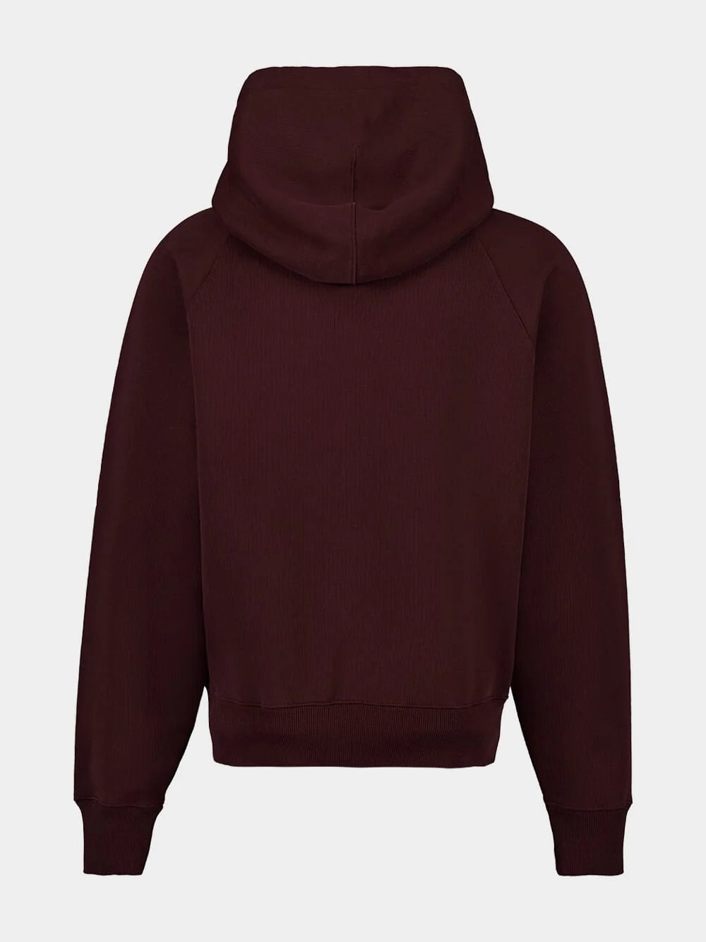 Tonal Ami de Coeur Zipped Sweatshirt in Eggplant - Image 2