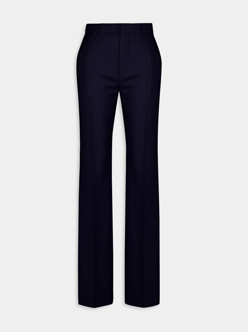 Virgin Wool Wide-Leg Trousers
