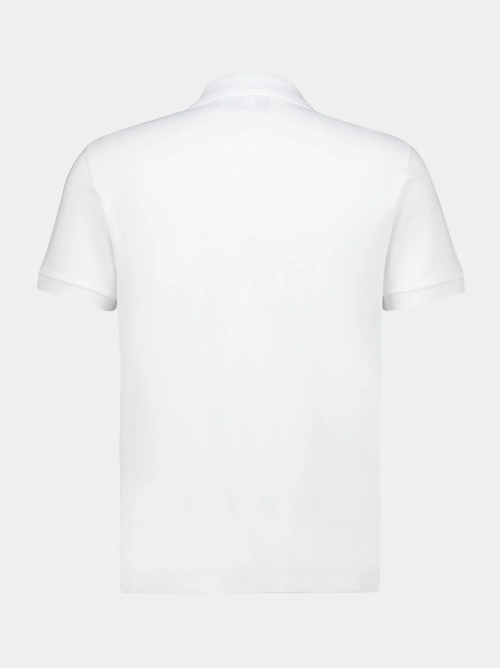 White Ami de Coeur Cotton Polo Shirt - Image 4