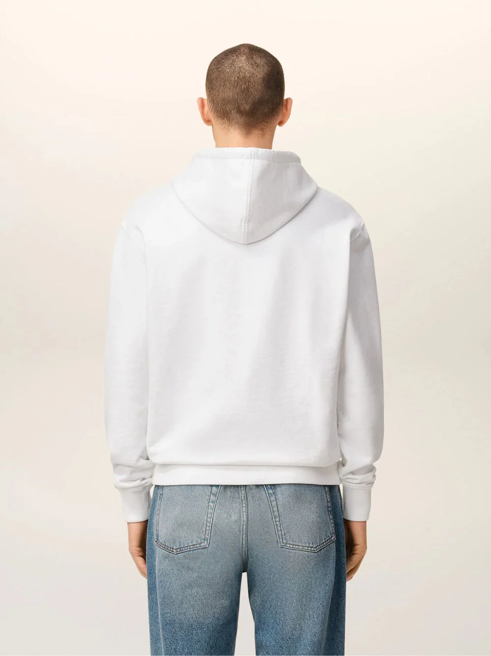 White Ami De Coeur Cotton Sweatshirt - Image 4