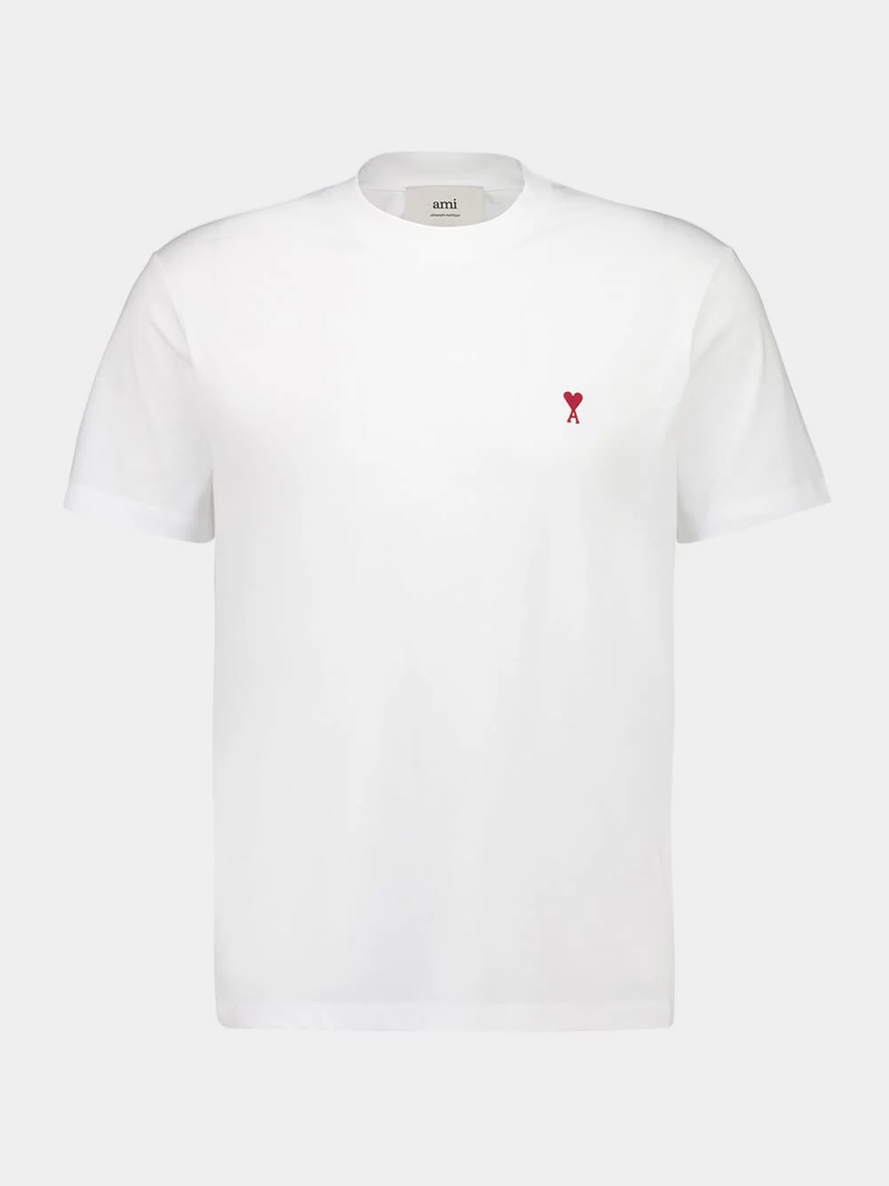 White Cotton Ami de Coeur T-Shirt - Image 2