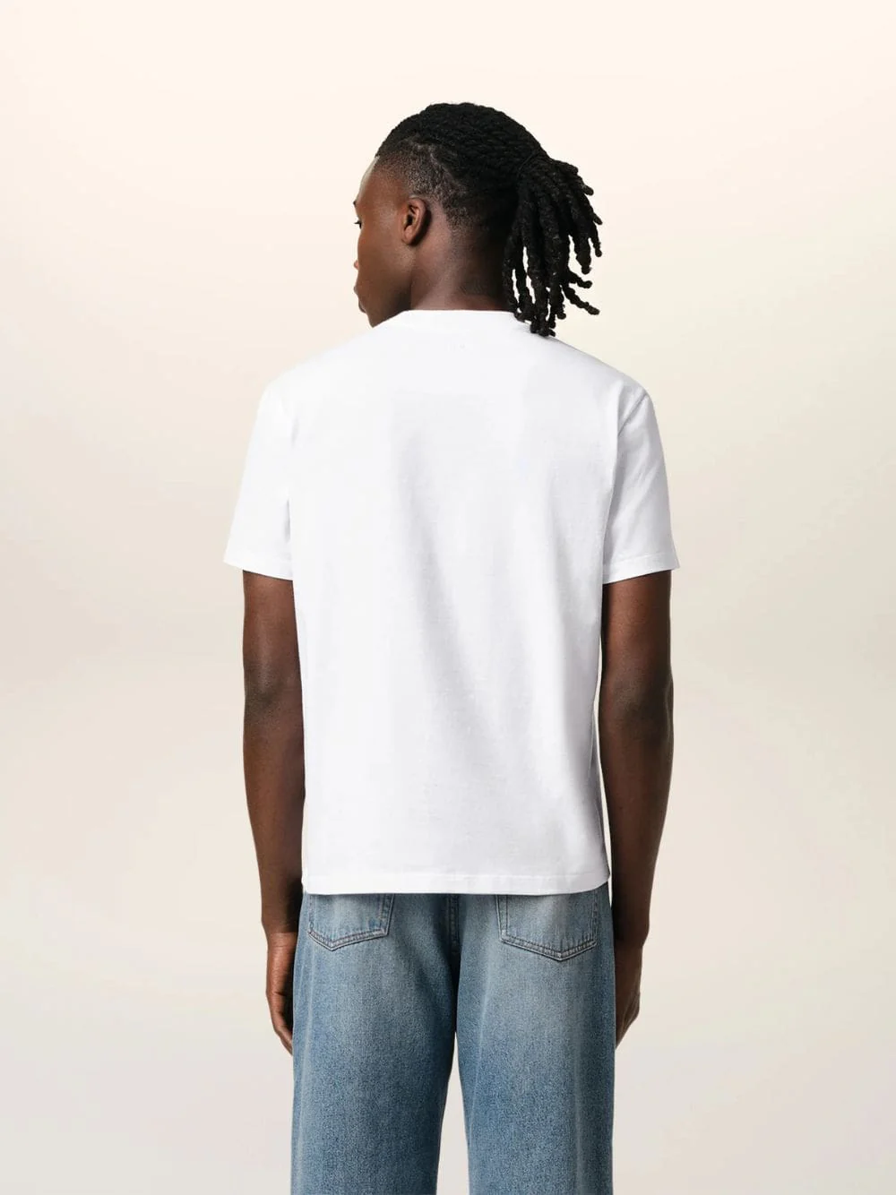 White Cotton Ami de Coeur T-Shirt - Image 3