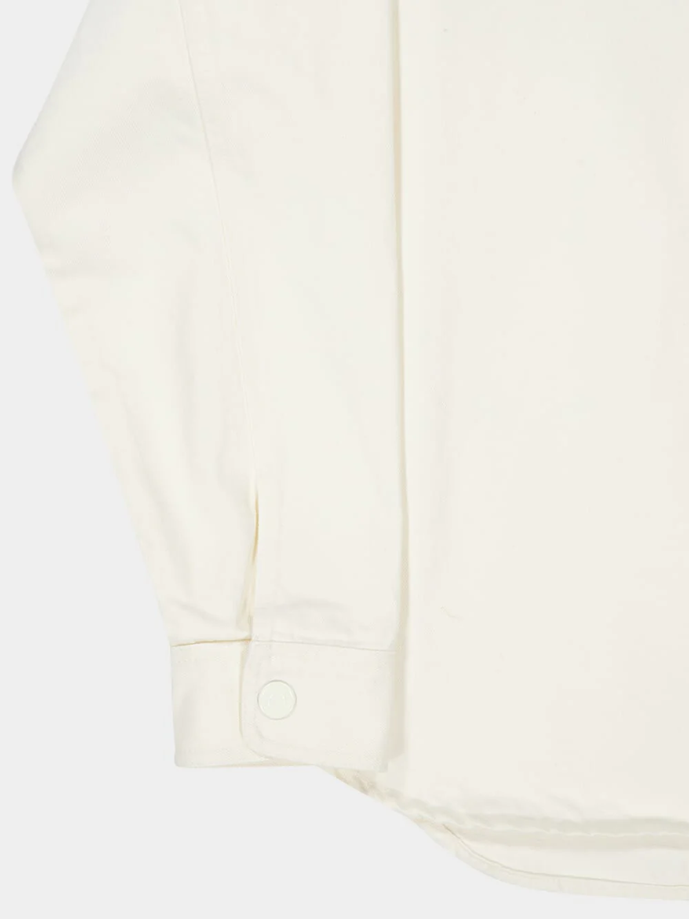 White Cotton Knitted Ami De Coeur Overshirt - Image 4