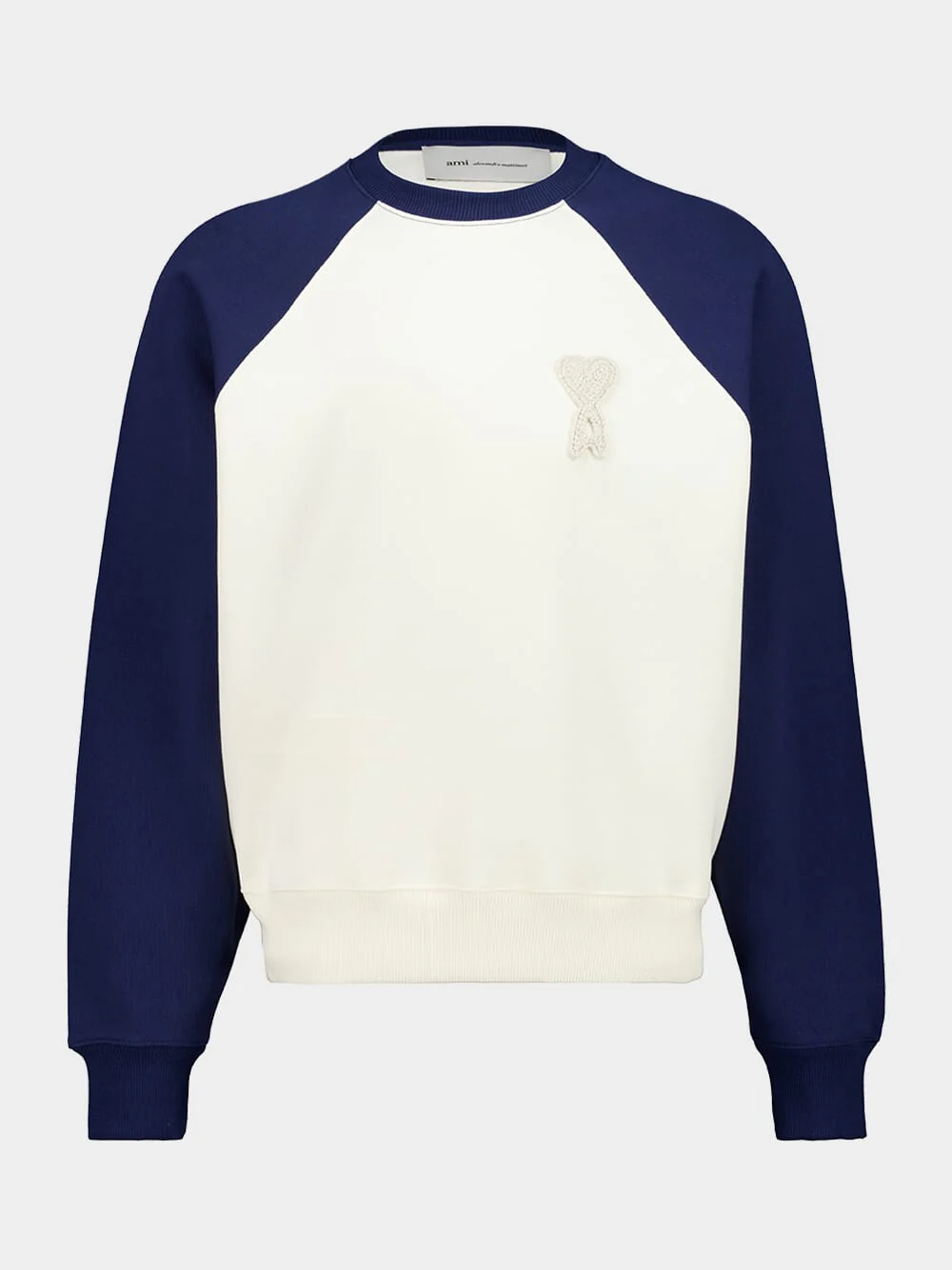 White Cream and Ink Ami De Coeur Sweatshirt - Image 2