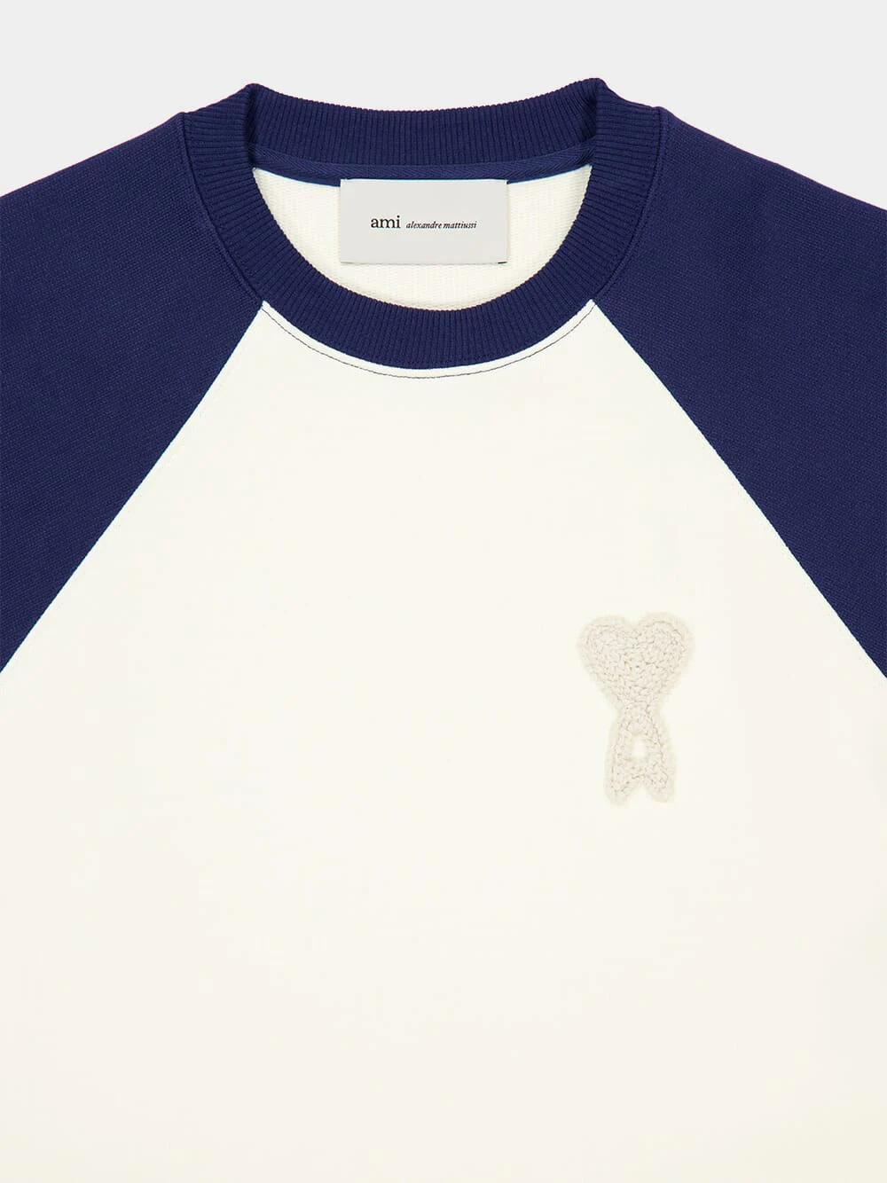 White Cream and Ink Ami De Coeur Sweatshirt - Image 4