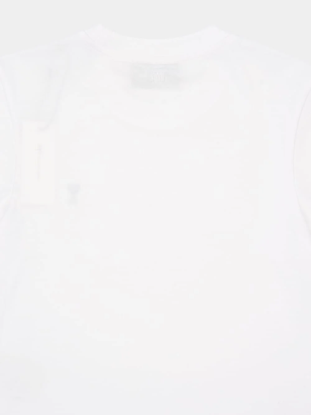 White Cropped Ami De Coeur T-Shirt - Image 4