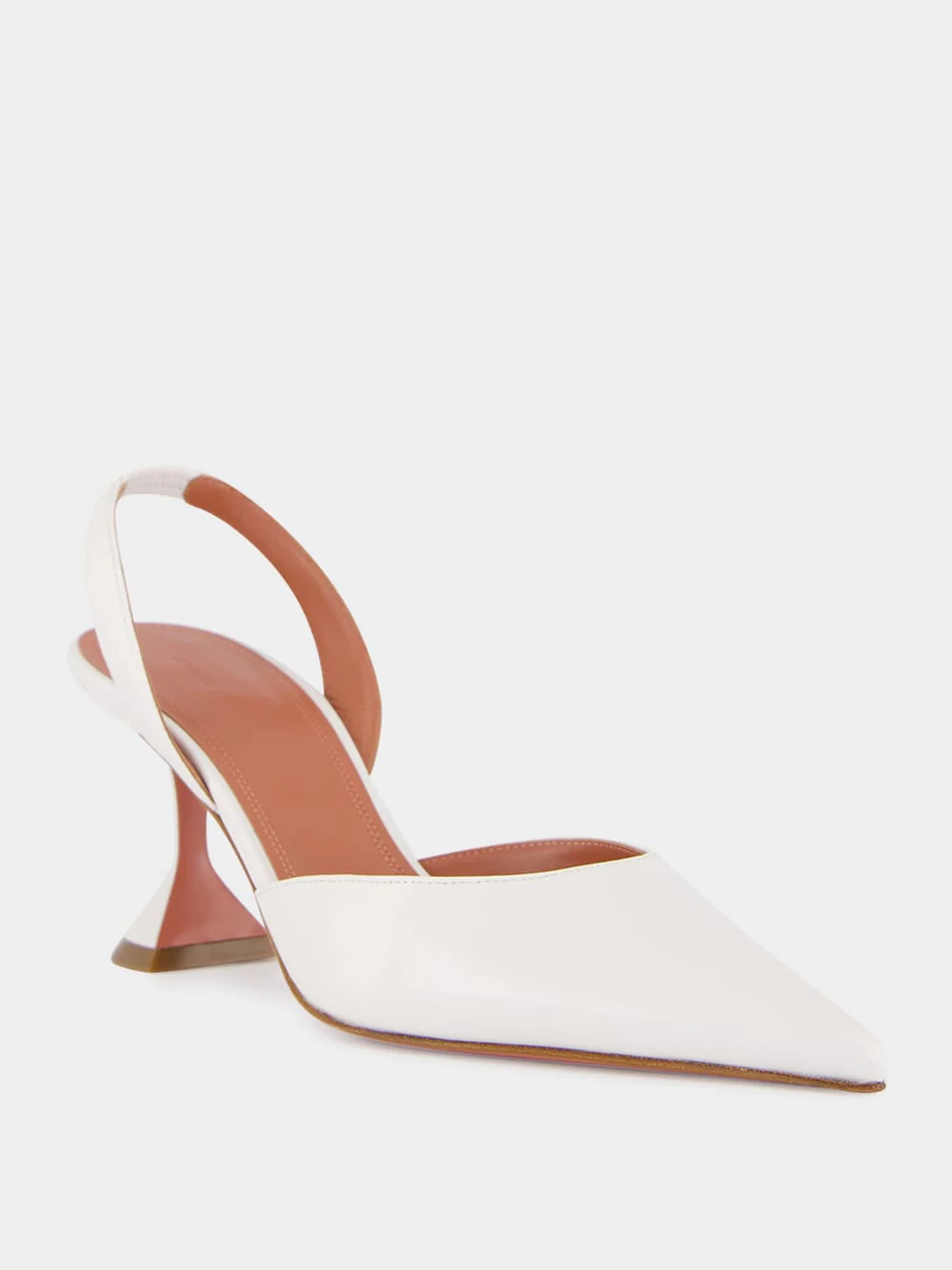 Holli White Slingback Pumps 70 - Image 2