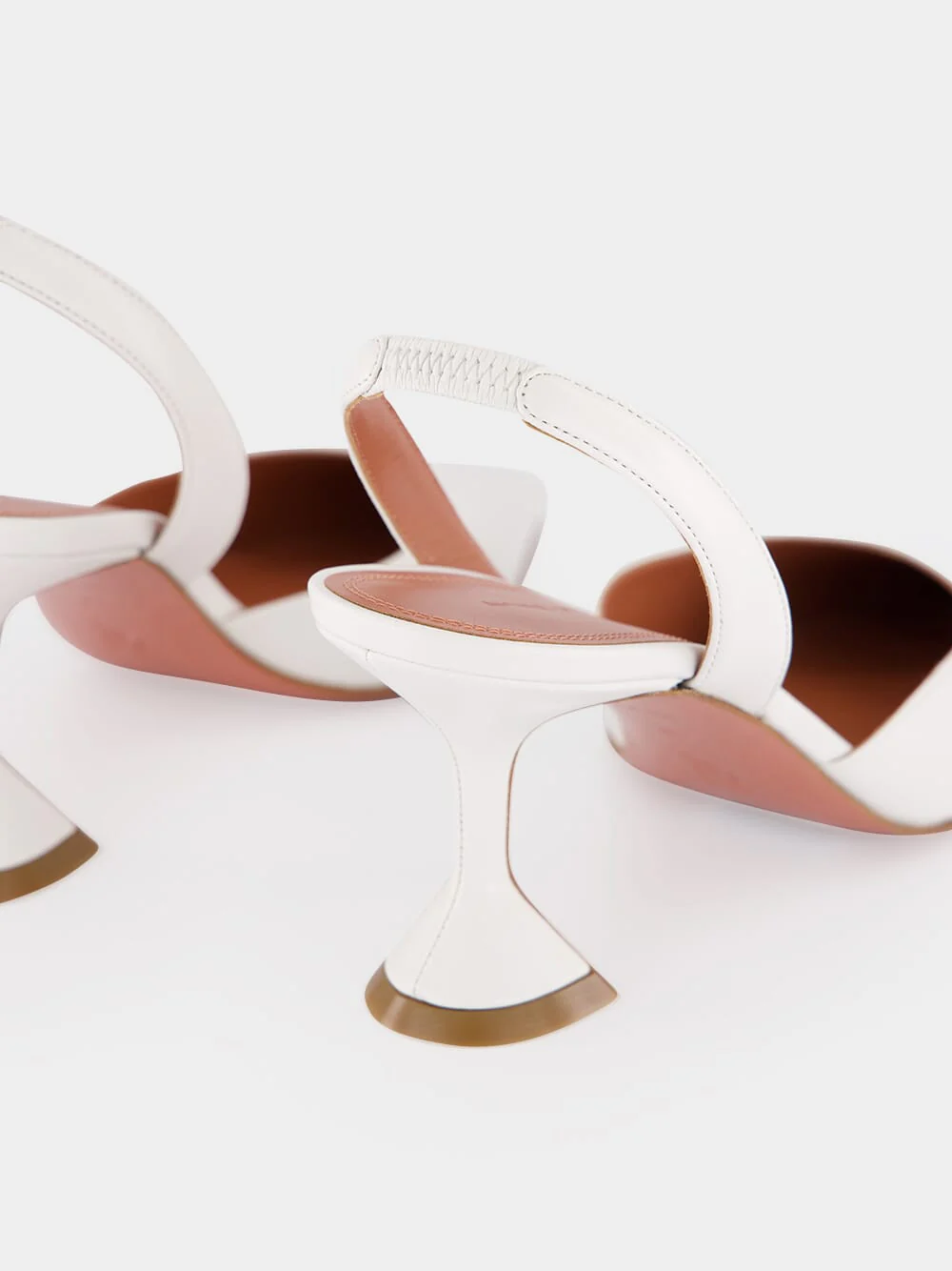 Holli White Slingback Pumps 70 - Image 6