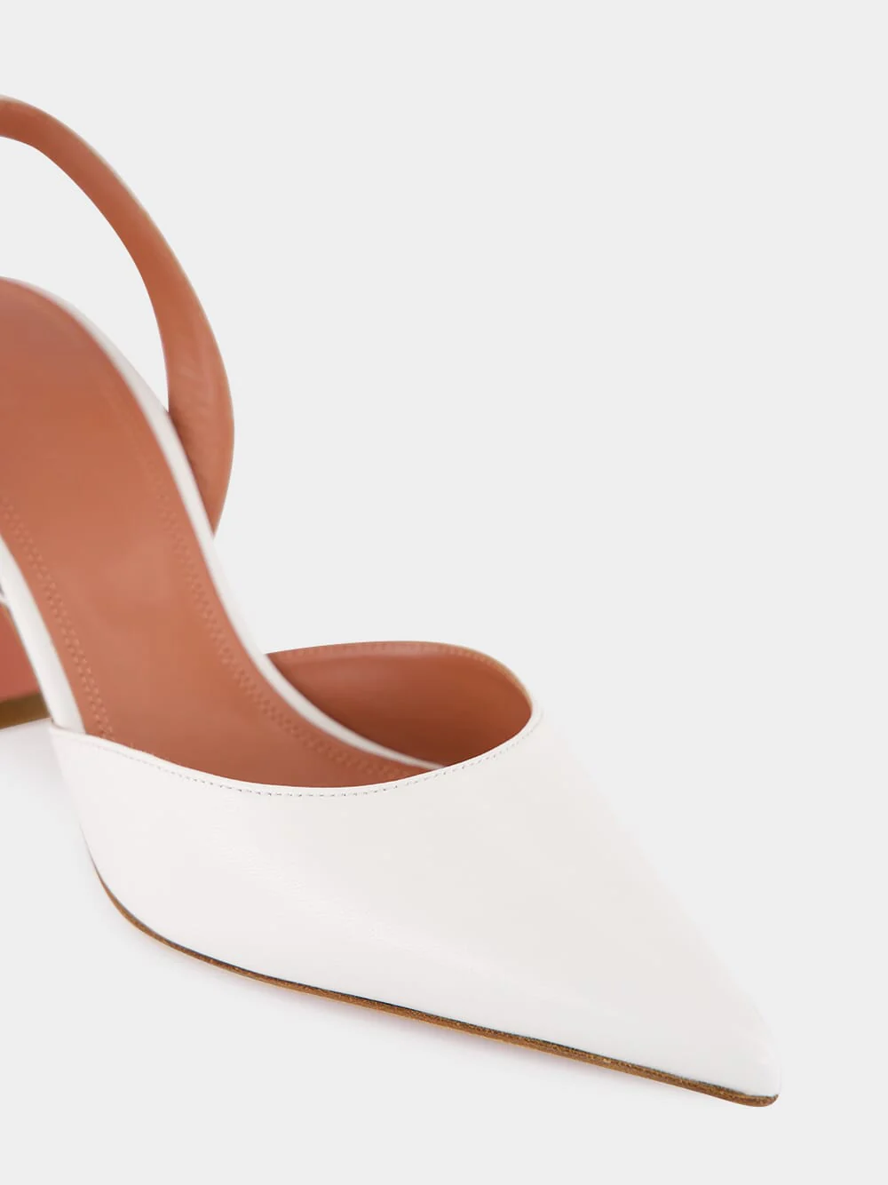 Holli White Slingback Pumps 70 - Image 7