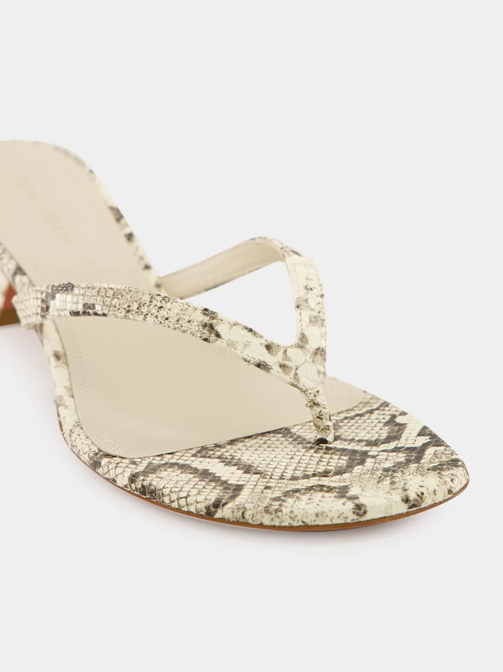 Juliette Thong Sandals 45 Snake Print - Image 7
