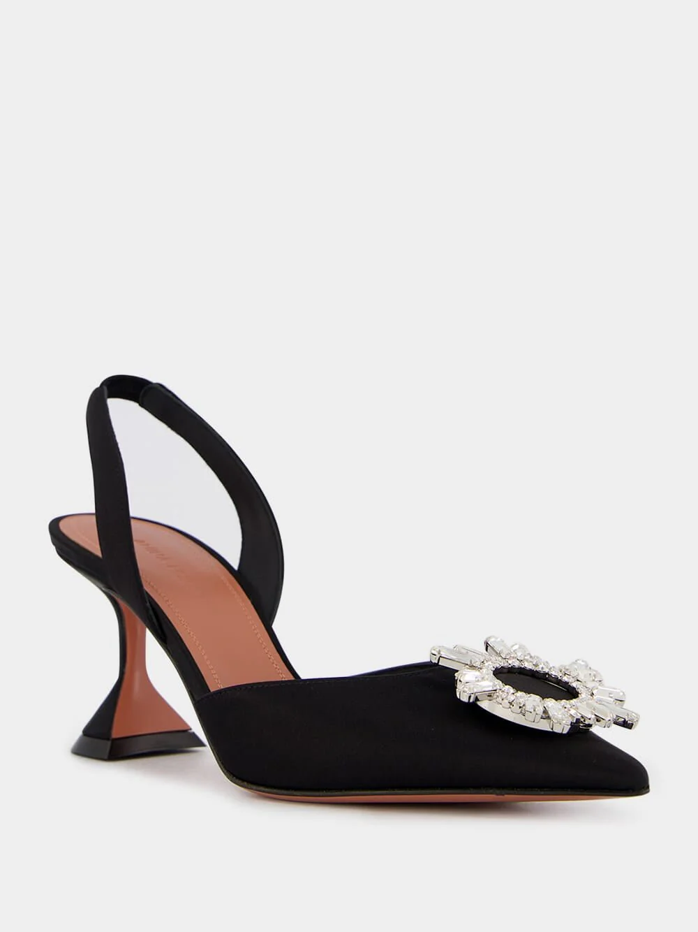 Begum Satin Slingback Pumps - Image 3