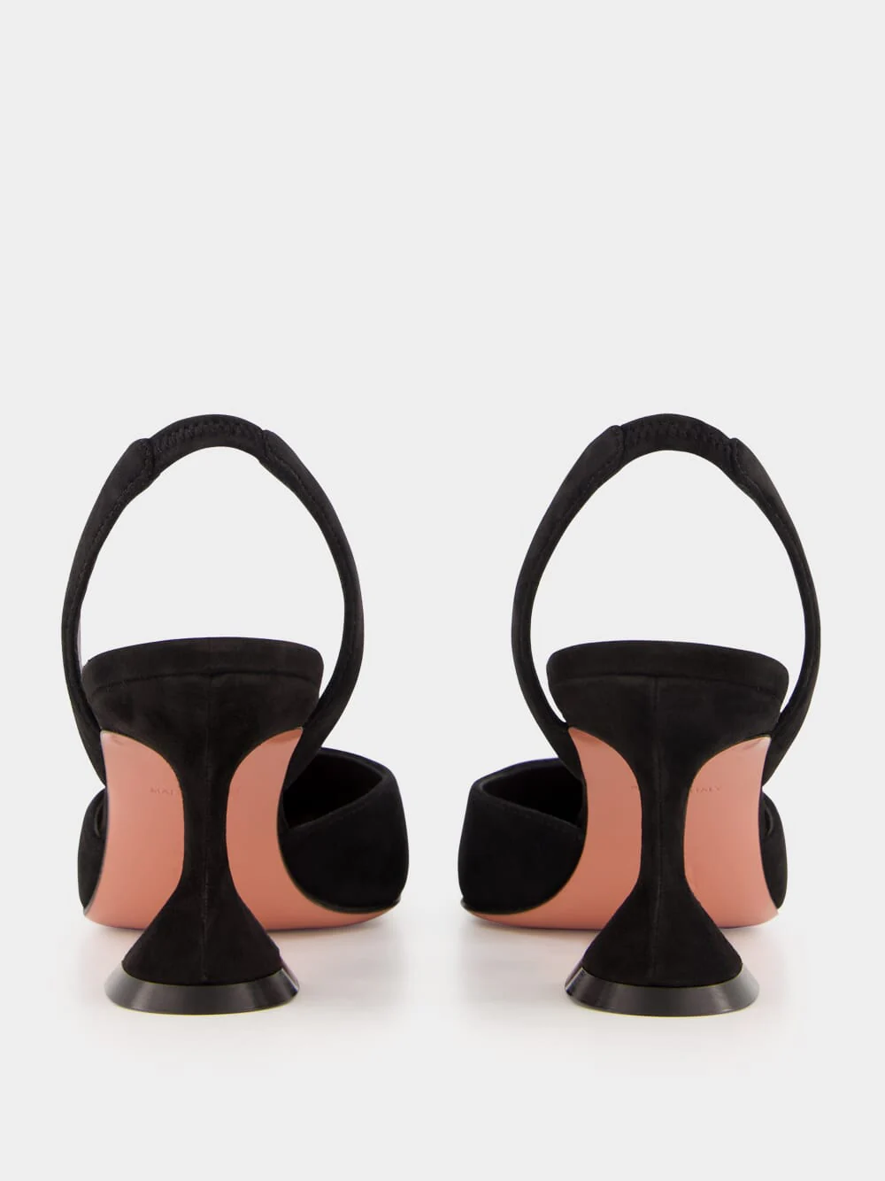 Black Holli Suede Slingback Heels - Image 5