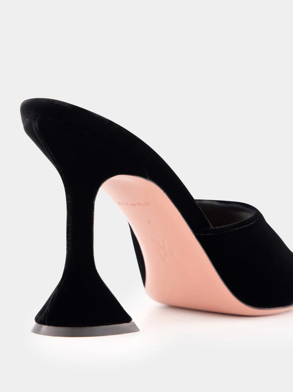 Lupita Velvet Mules 95mm - Image 7