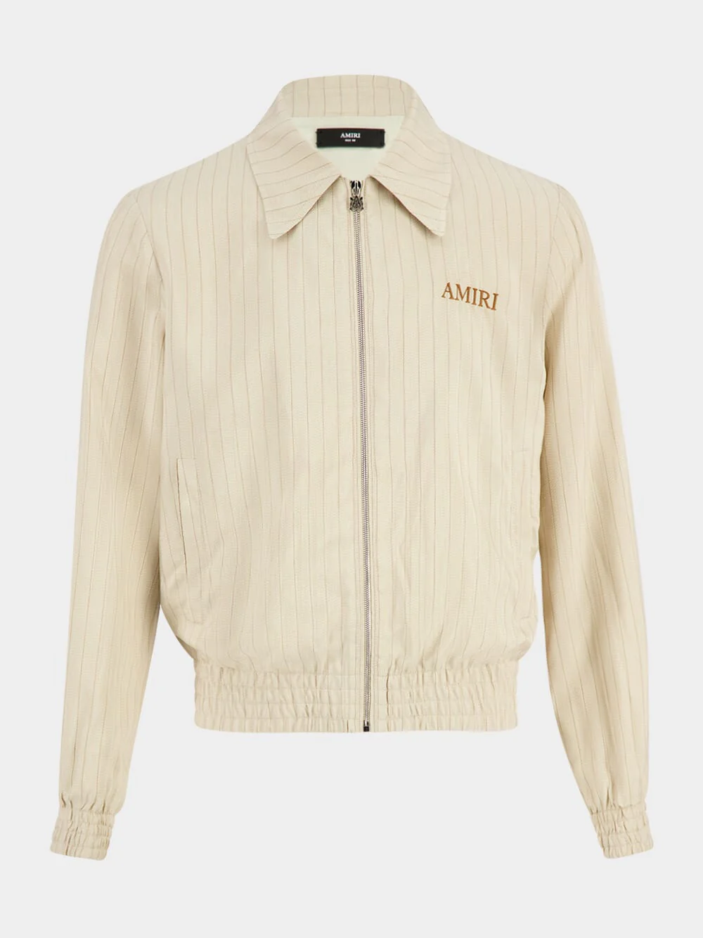 Alabaster Striped Viscose Blouson