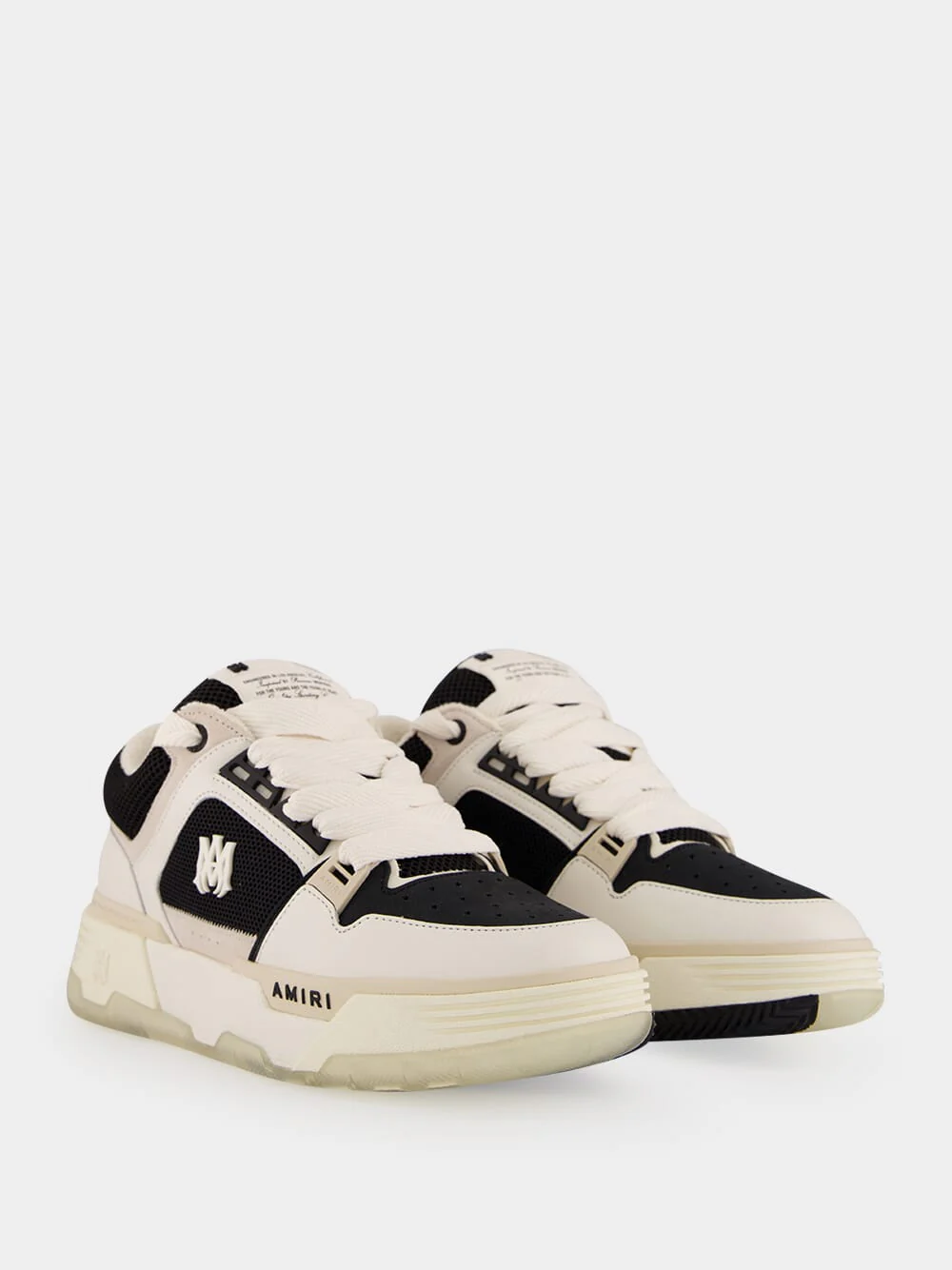 Black and Alabaster MA-1 Sneaker with MA Icon Hardware - Image 3