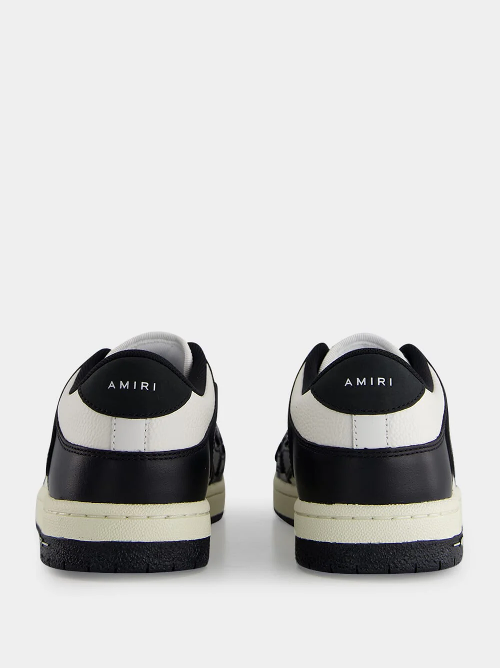 Black and White Skel Low Sneakers - Image 5