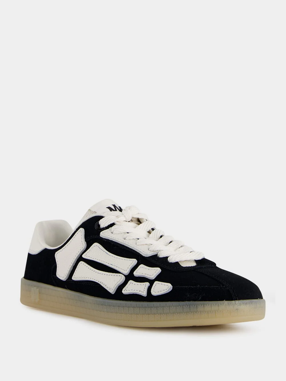 Black Pacific Bones Suede Sneakers - Image 2