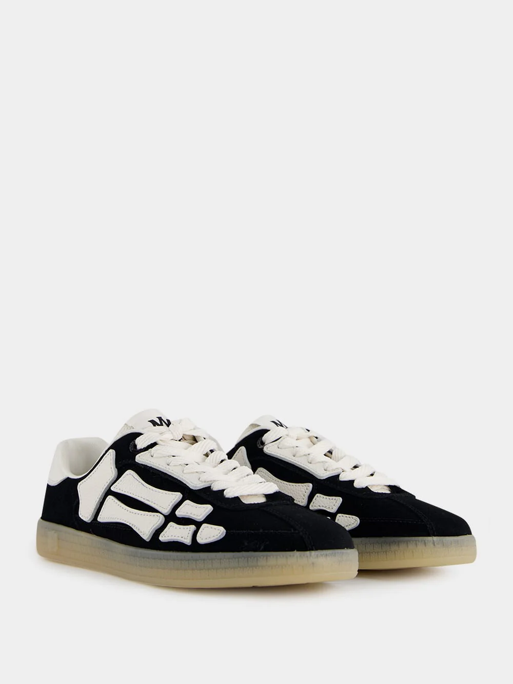 Black Pacific Bones Suede Sneakers - Image 3