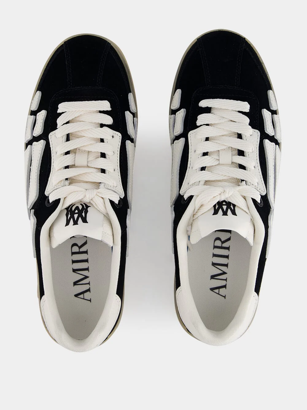 Black Pacific Bones Suede Sneakers - Image 4