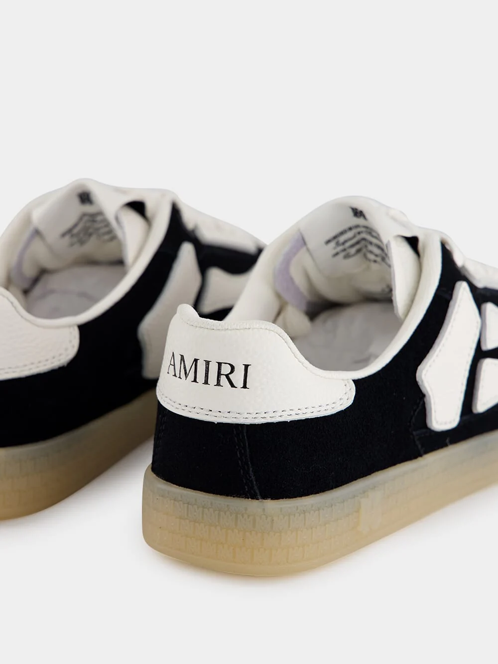 Black Pacific Bones Suede Sneakers - Image 6