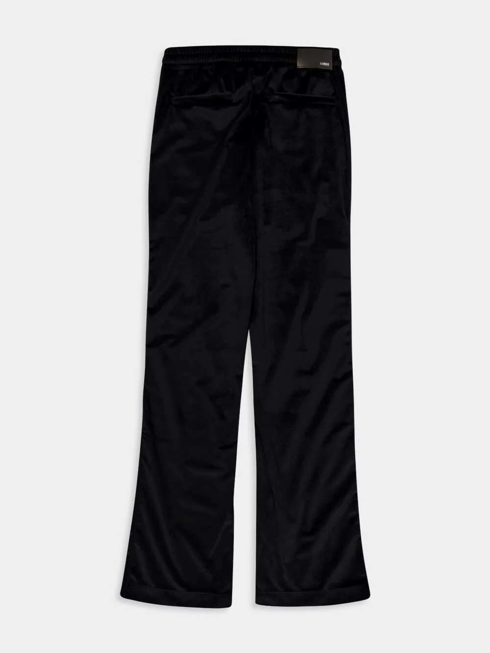 Black Velvet Flare Track Pants - Image 6