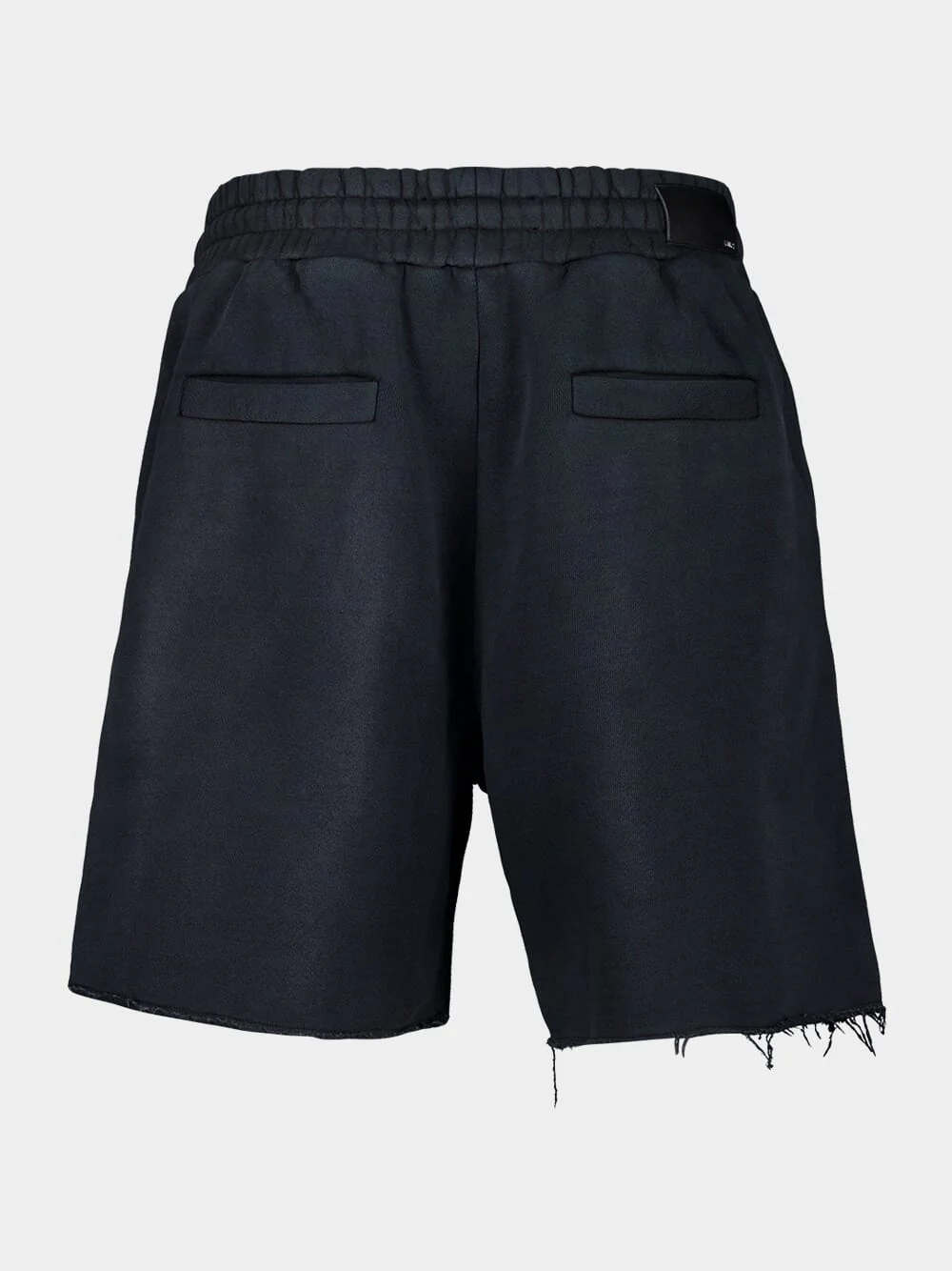 Black Vintage Cotton Sweatshorts - Image 2