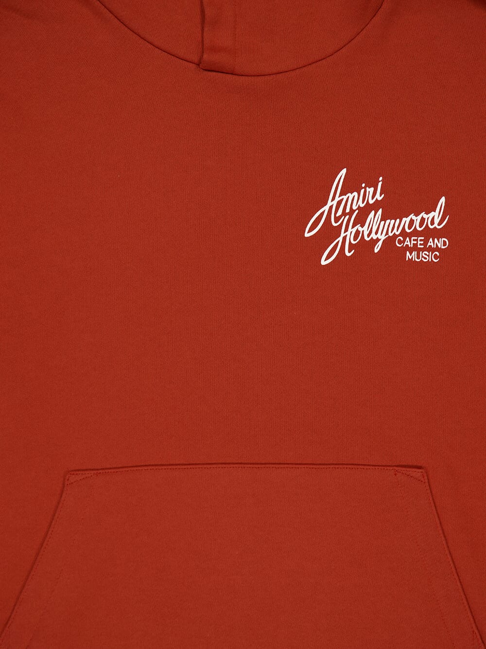 Burnt Orange Hollywood Hooded Sweatshirt - Image 3