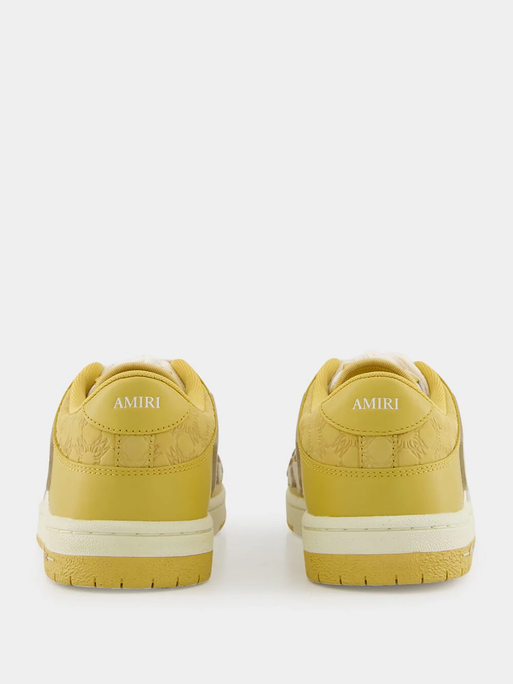 Champagne Yellow Quad Skel Sneakers - Image 12