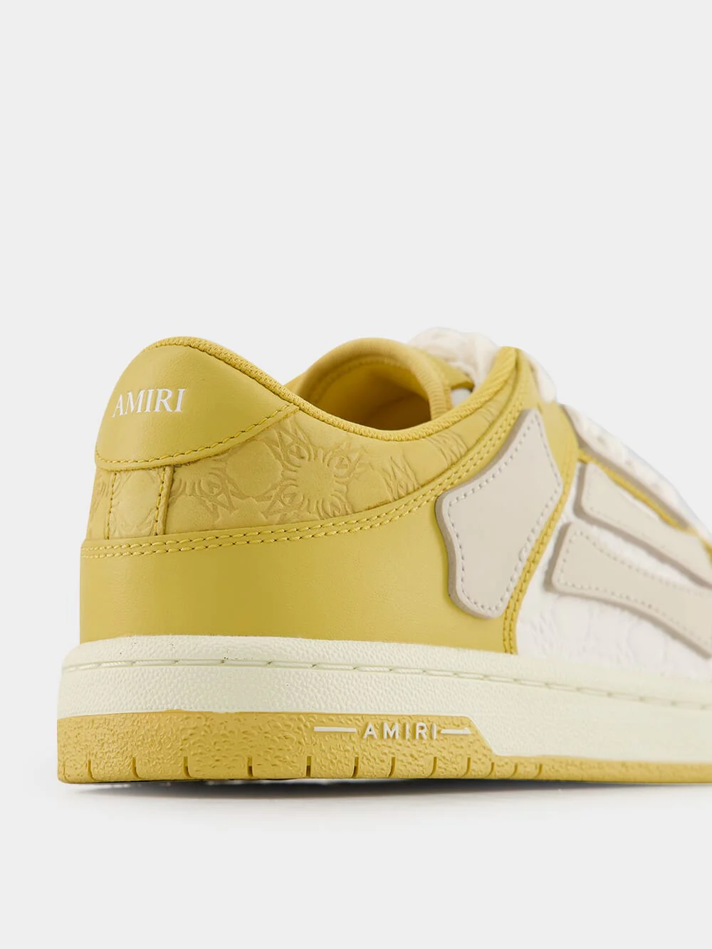 Champagne Yellow Quad Skel Sneakers - Image 13