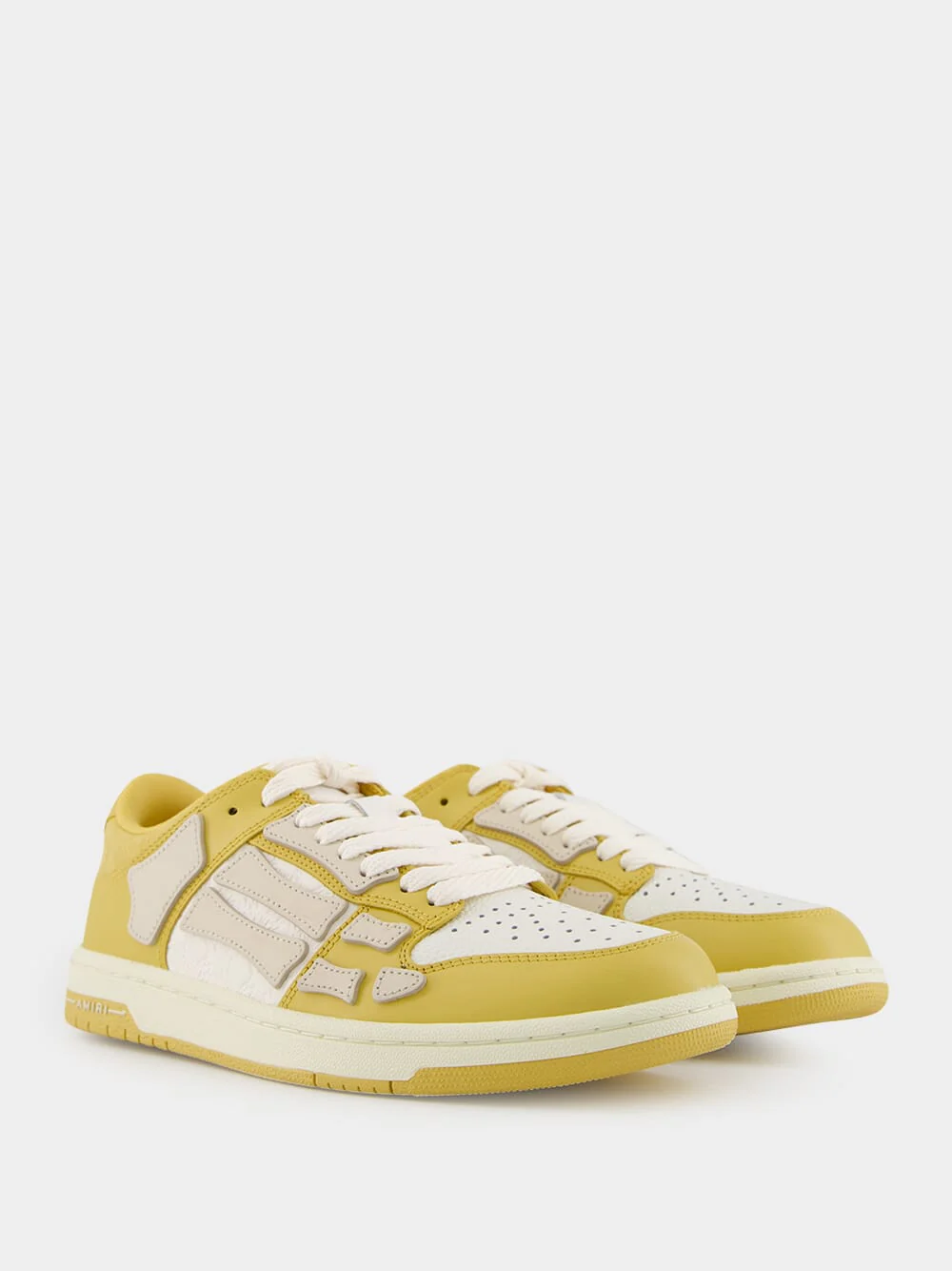 Champagne Yellow Quad Skel Sneakers - Image 3