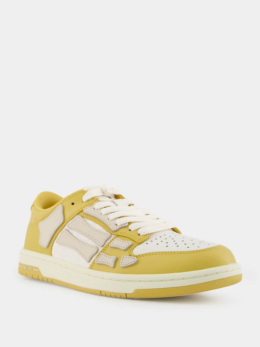 Champagne Yellow Quad Skel Sneakers - Image 9