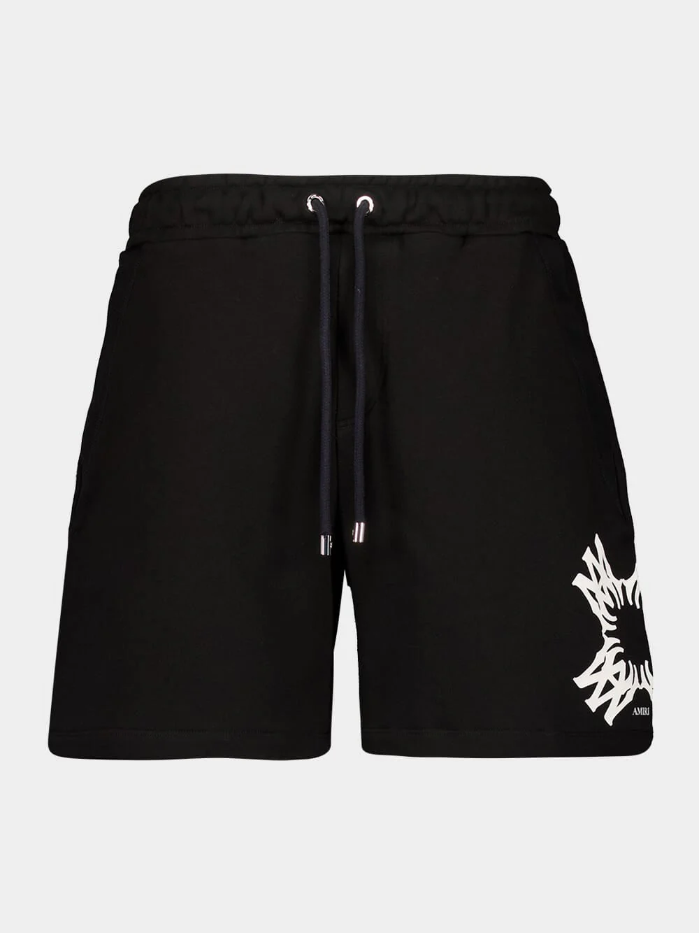 Black Logo Jogging Shorts - Image 5