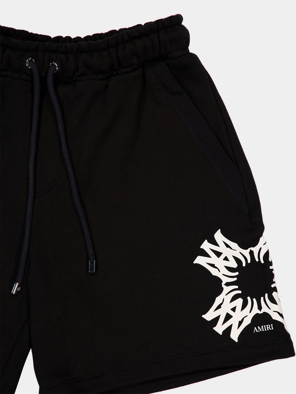 Black Logo Jogging Shorts - Image 7
