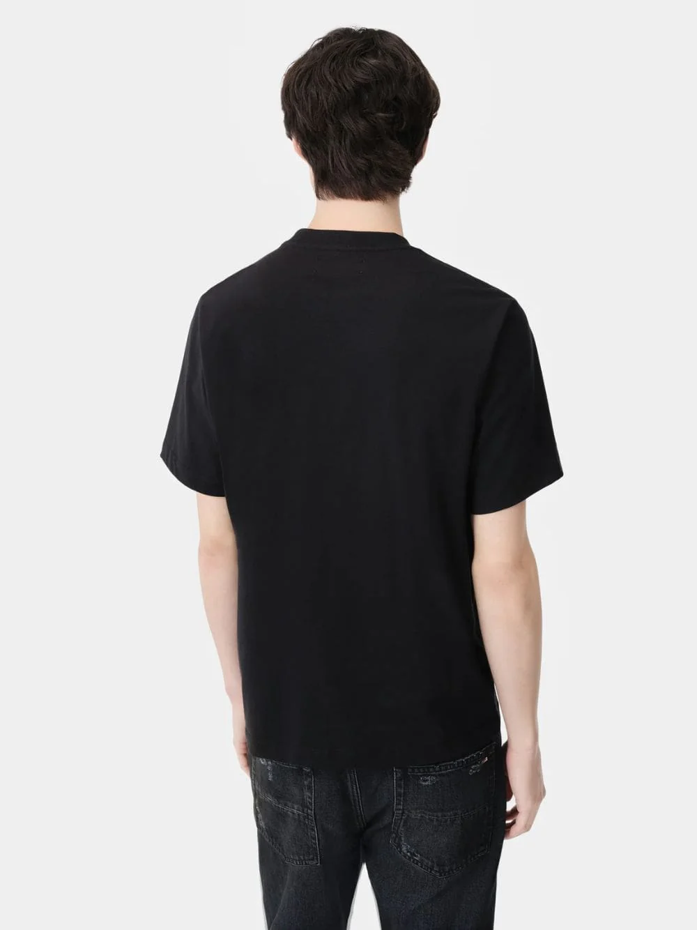 Black Staggered Logo T-Shirt - Image 3