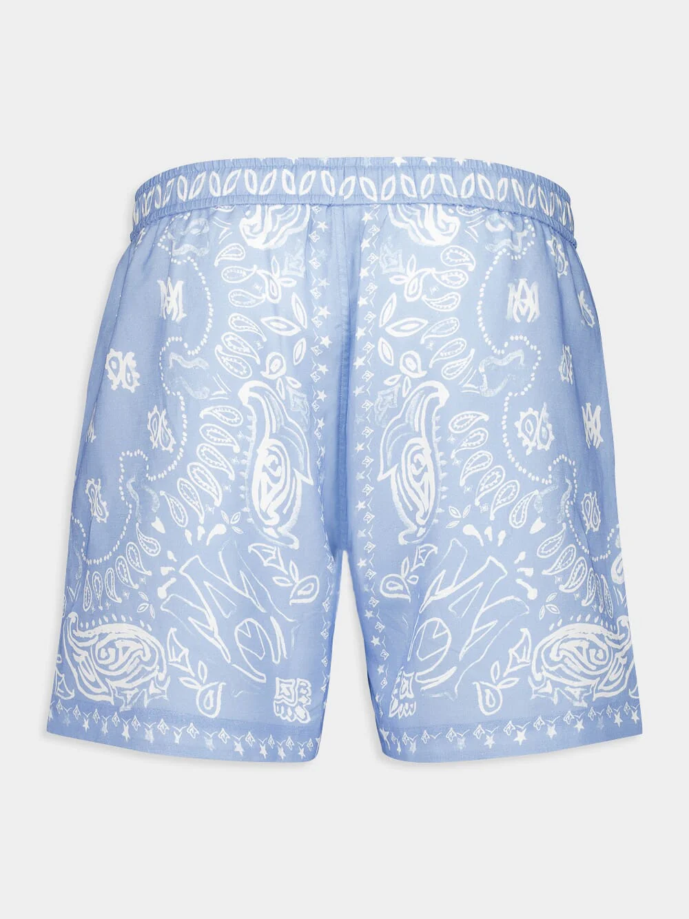 Blue Bandana Watercolor Shorts - Image 3