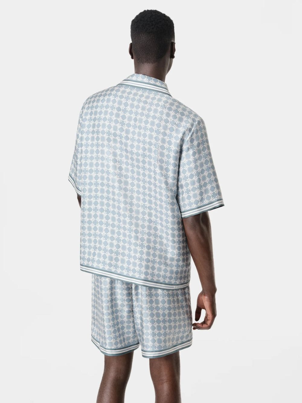 Light Blue MA Quad Bowling Shirt - Image 4