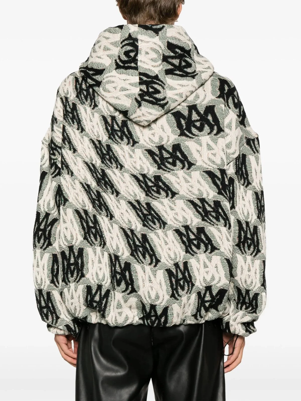 Monogram Print Puffer Jacket - Image 4