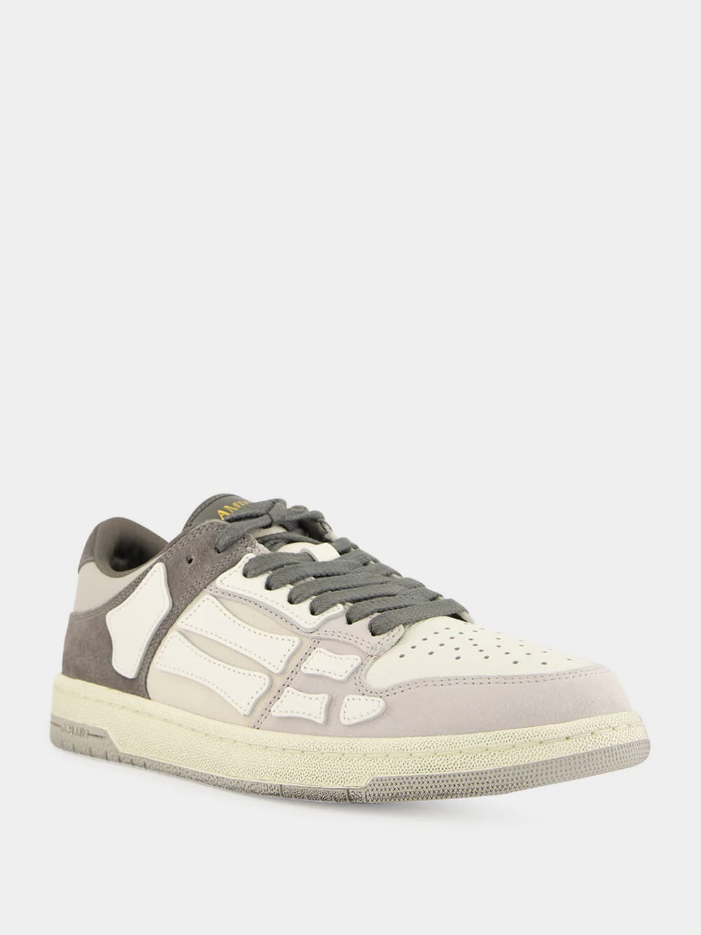 Dark Grey Distressed Skel Sneakers - Image 2