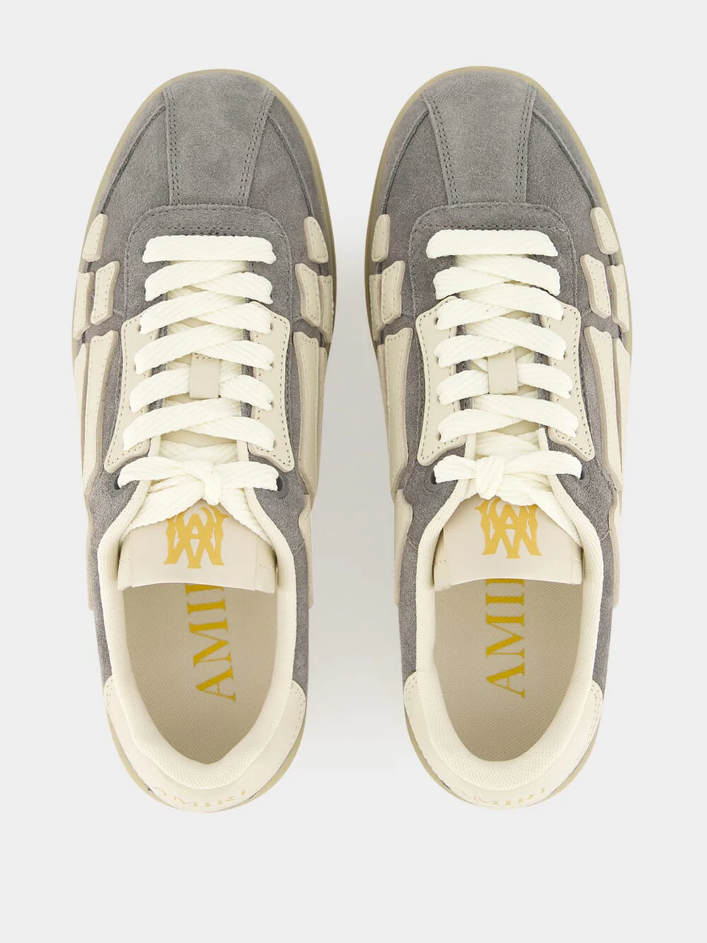 Dark Grey Pacific Bones Suede Sneakers - Image 4