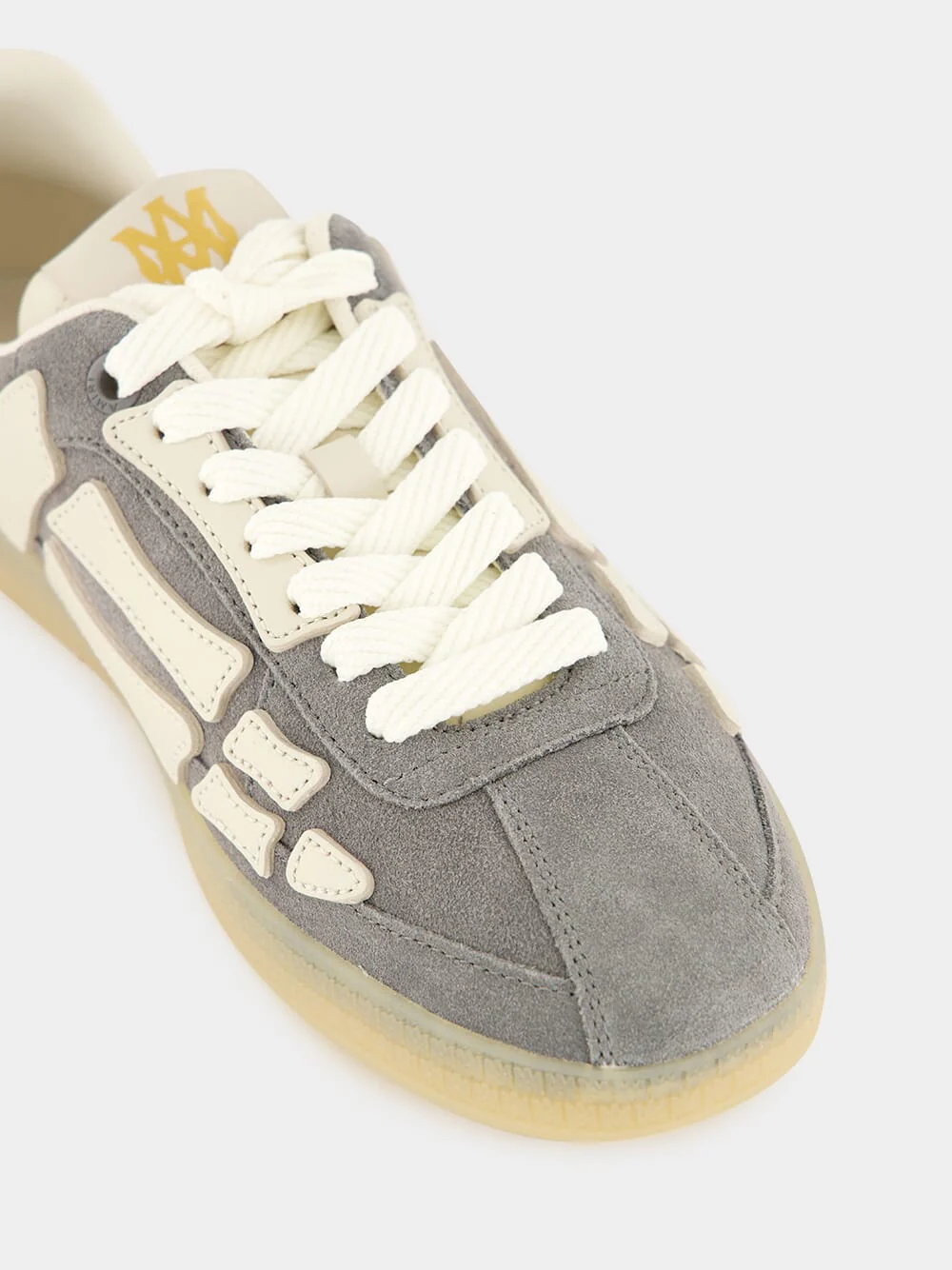Dark Grey Pacific Bones Suede Sneakers - Image 6