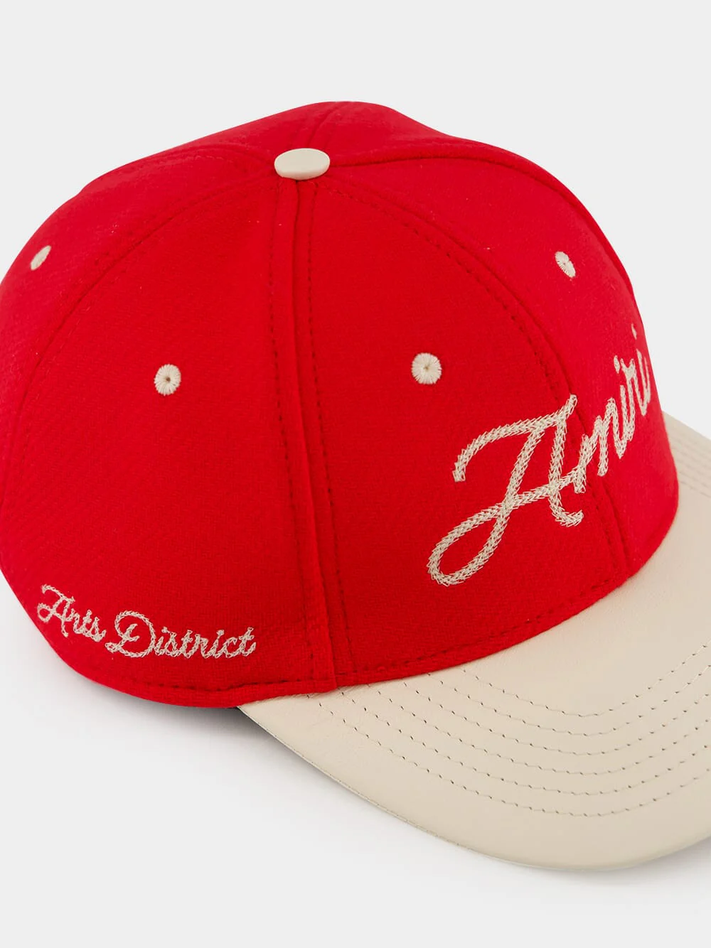 Deep Red Panther Two-Tone Hat - Image 3
