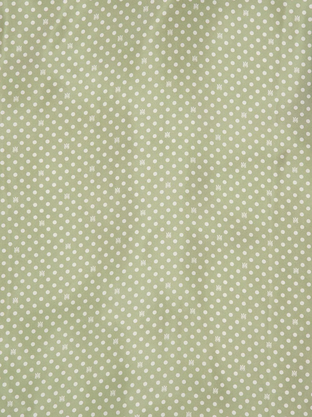 Green Tea Polka Dot Camp Silk Shirt - Image 4
