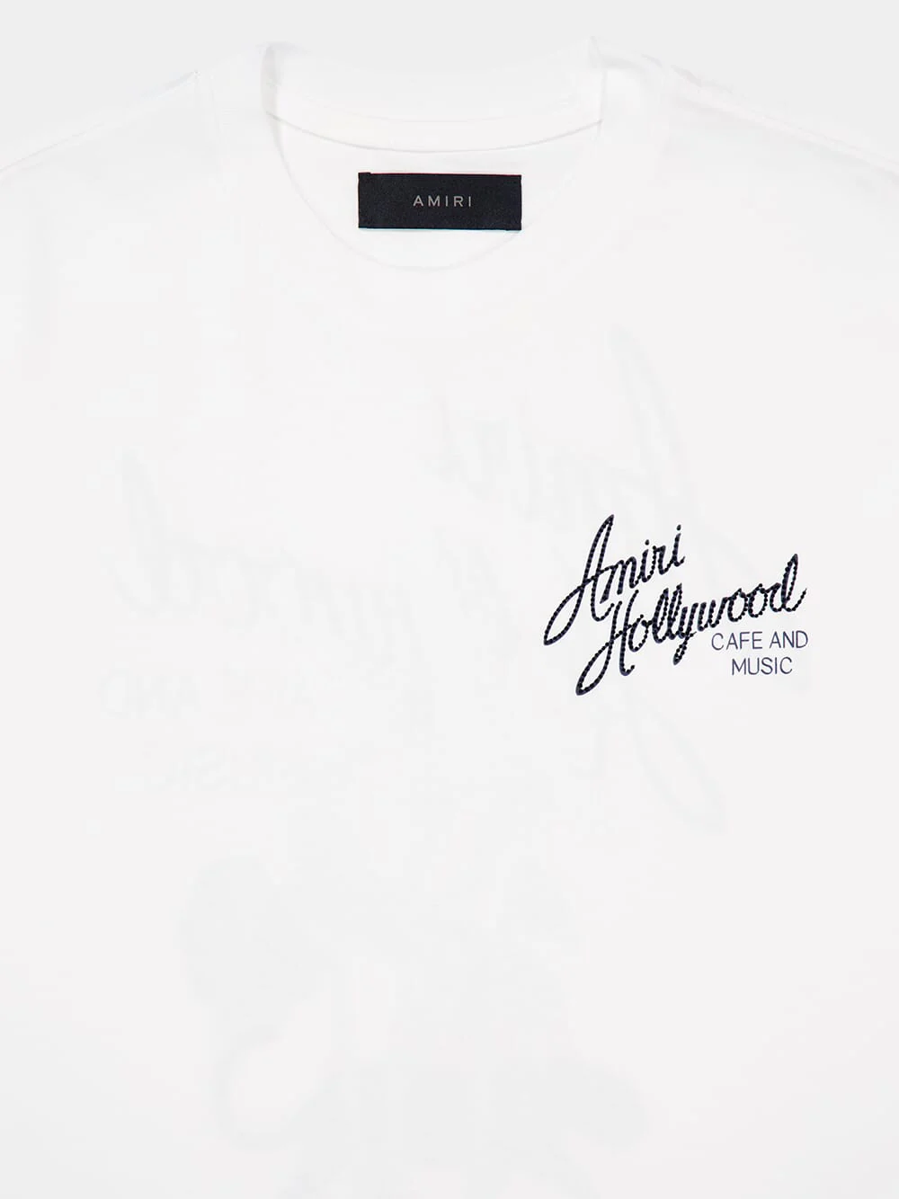 Ivory Hollywood Logo Cotton T-Shirt - Image 3
