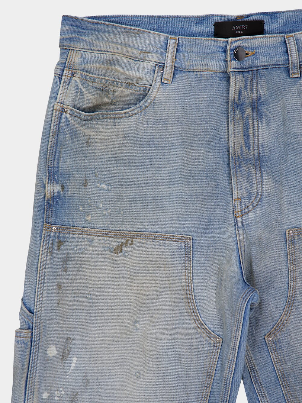 Perfect Antique Indigo Lightweight Carpenter Jeans - Image 5