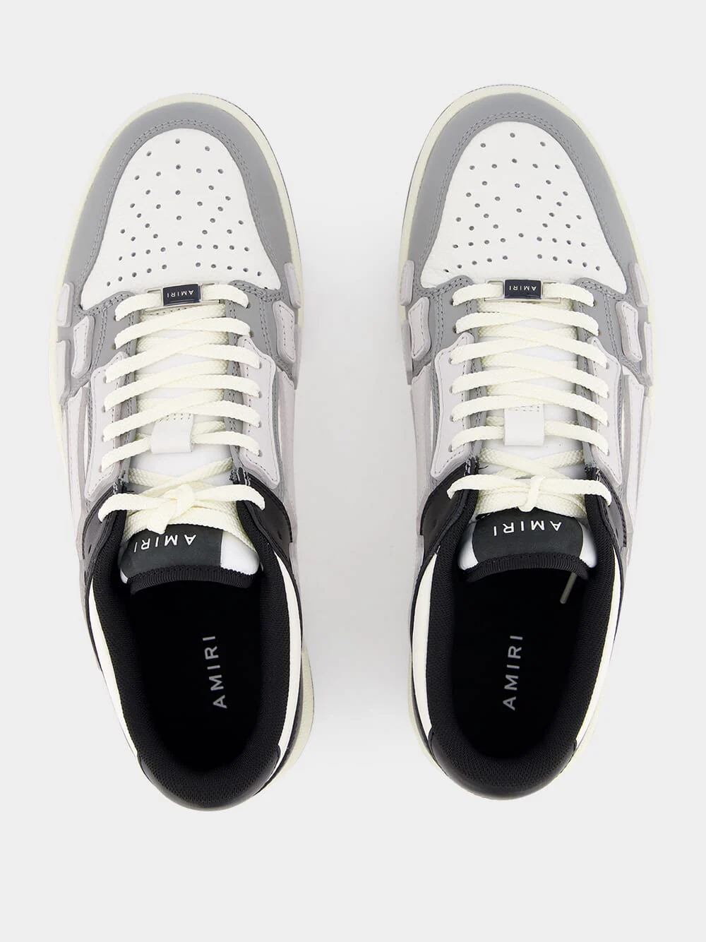 Black Leather Skel Low Sneakers - Image 4