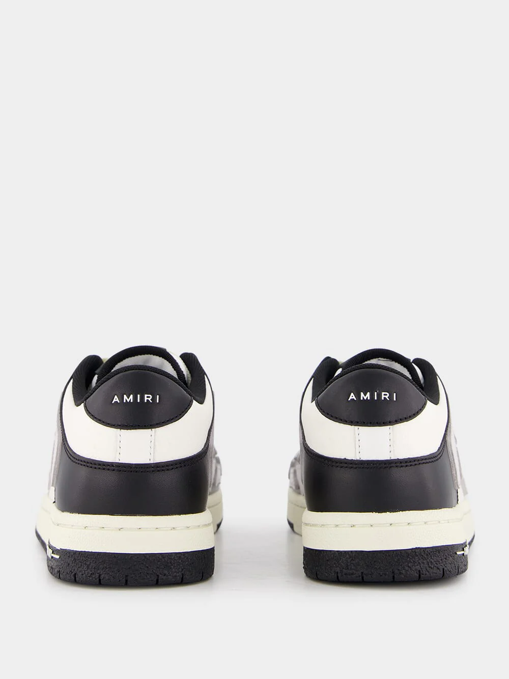 Black Leather Skel Low Sneakers - Image 5
