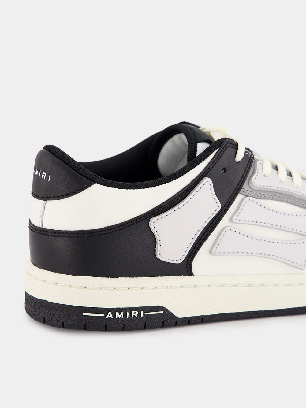 Black Leather Skel Low Sneakers - Image 6