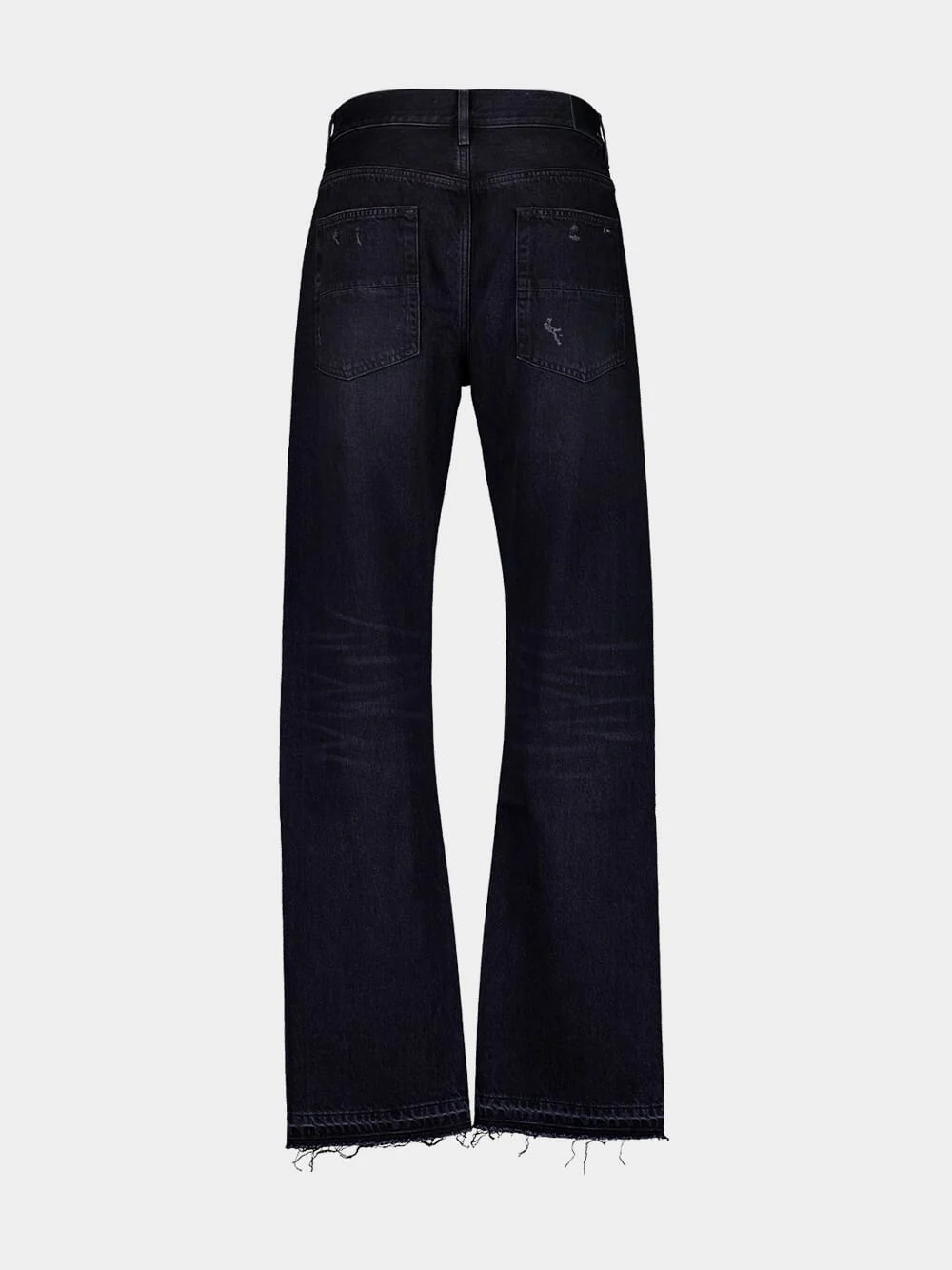 Vintage Black Straight Fit Jeans - Image 2