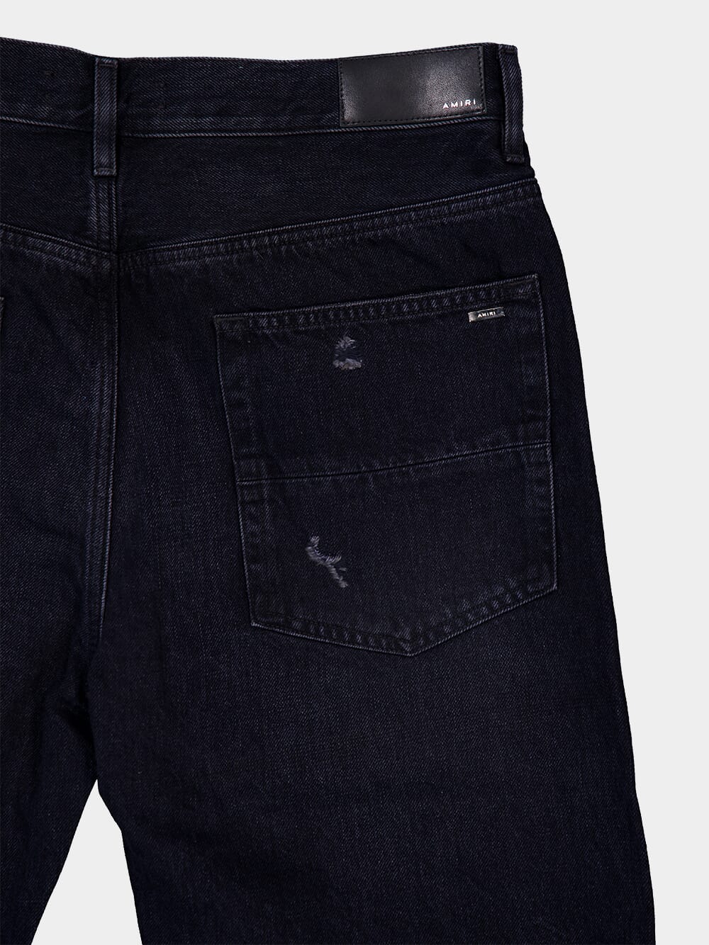 Vintage Black Straight Fit Jeans - Image 4