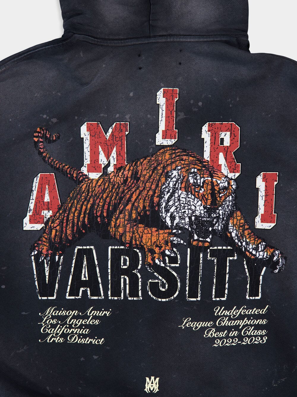 Vintage Tiger Rib-Trimmed Hoodie - Image 5